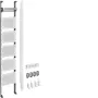 Hager UF51NW Πλήρες πεδίο πολυμέσων 1350mm 1 πεδίο universZ Traffic White