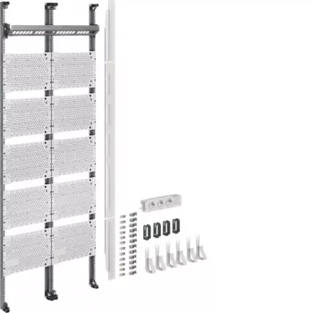 Hager UF521NW universZ Multimedia Complete Field 2-Feld 1350mm με 12x RJ45 Patch-Modulen
