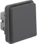 Hager WNA160 Μηχανισμός πρίζας γκρι (Schuko Type F, 1 θέσης, 16A, χωνευτός)