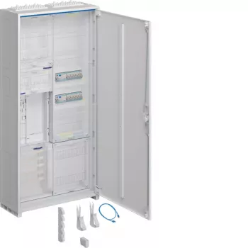 HAGER πλήρες ερμάριο μετρητή ZB32ET215W3 1ZP BKE-I APZ 1100mm 2-Feld