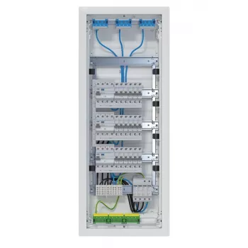Hager VH60BV1 Volta χωνευτός διανομέας 5x12 PLE 60 μονάδες 3 RCD-κυκλώματα λευκό