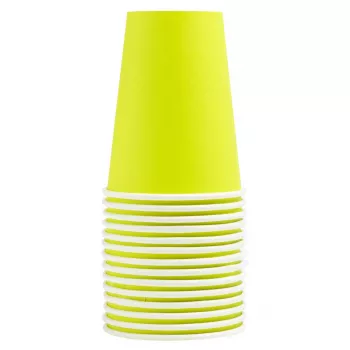 PROnappe 15 χάρτινα ποτήρια 200 ml, Kiwi Green (89113I)