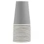 PROnappe 15 χάρτινα ποτήρια 200 ml, γκρι (89118I)