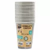 PROnappe 15 χάρτινα ποτήρια 200 ml, γκρι (89118I)