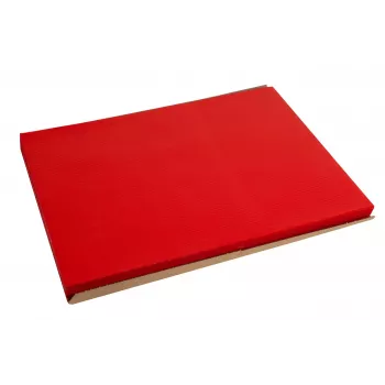 PROnappe σουβέρ μίας χρήσης 400 x 300 mm κόκκινα ανάγλυφα ελαφρώς σατινέ χαρτί 52 g/m²