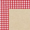 PROnappe 400 σουβέρ λινά Vichy πολύχρωμα 30,0 x 40,0 cm
