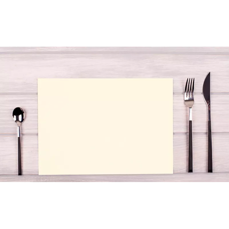 PROnappe σουβέρ μίας χρήσης Spunbond 400 x 300 mm, Ivory, PP