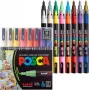 Faber-Castell UNI PC-3M Σετ Μαρκαδόρων Paint - 16 Ανάμεικτα Χρώματα