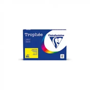 Clairefontaine Trophee Pastel Yellow Χαρτί φωτοτυπίας A4 80g 500 φύλλα