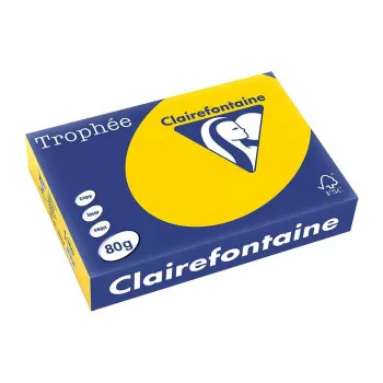 Clairefontaine Trophee Pastel Χαρτί φωτοτυπίας A4 80 g/m² 500 φύλλα Χρυσοκίτρινο