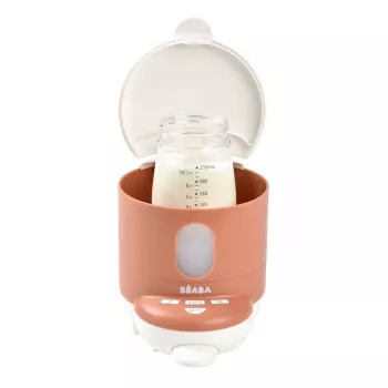 Beaba Bib'expresso 2-in-1 Μηχανή Παρασκευής Formula & Μπιμπερό Terracotta
