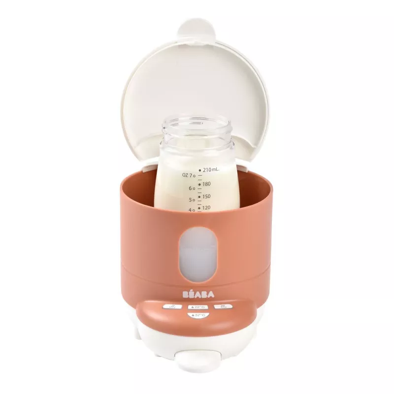 Beaba Bib'expresso 2-in-1 Μηχανή Παρασκευής Formula & Μπιμπερό Terracotta