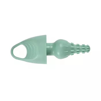 Beaba Σιλικονούχο Μπιμπερό και Βούρτσα Θηλών Sage Green
