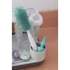 Beaba Σιλικονούχο Μπιμπερό και Βούρτσα Θηλών Sage Green