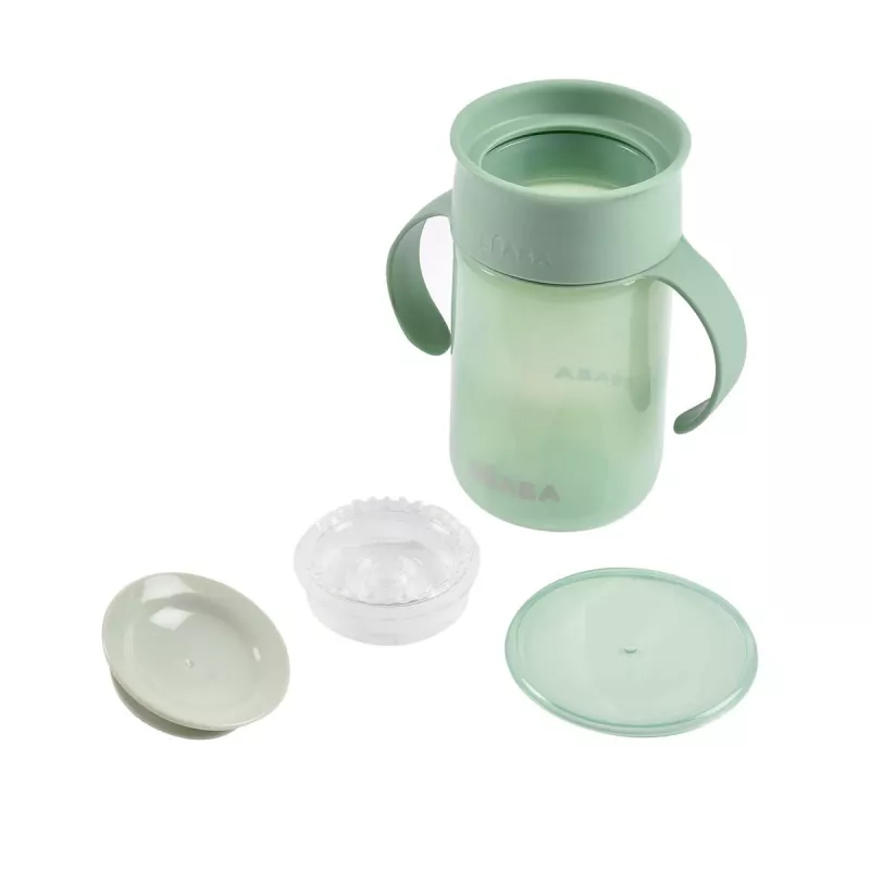 Beaba Ποτήρι Εκπαίδευσης 360° 200 ml Sage Green