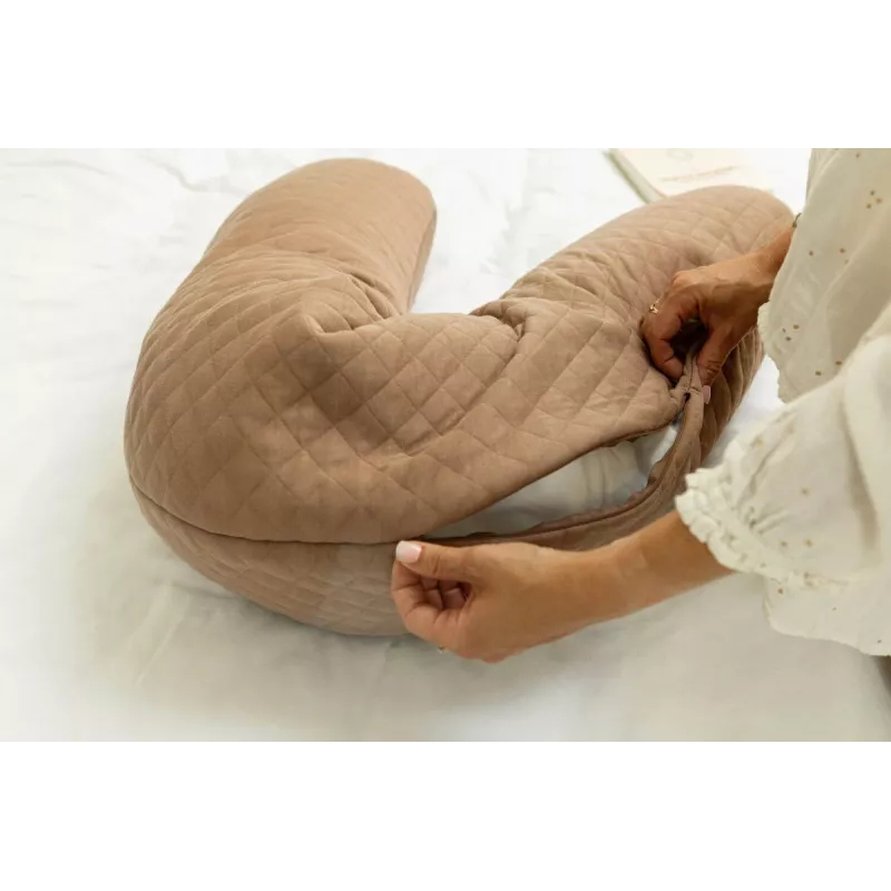 Beaba Big Flopsy Μαξιλάρι Θηλασμού και Εγκυμοσύνης Fleur de Coton Cacao