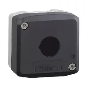 Schneider Electric Harmony XALD01 κενό κουτί για χειριστήρια, γκρι, πολυανθρακικό, IP69K
