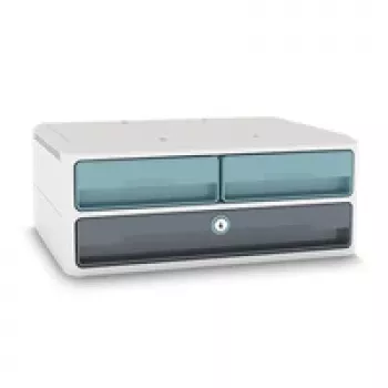 CEP Office Solution MoovUp συρτάρι με κλειδαριά Mint Grey DIN A4 οριζόντιο DIN A5 οριζόντιο 3 συρτάρια