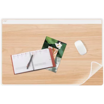 CEP Office Solution Βάση Γραφείου Πλαστικό Λευκό/Οξιά 65x50 cm