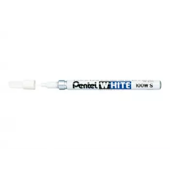 Pentel Μόνιμος Μαρκαδόρος - Λευκό - Χρωστική Μελάνη - Στρογγυλή Μύτη 2,0 mm