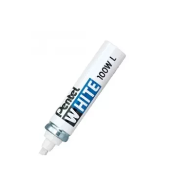 Pentel Λευκός Μαρκαδόρος - Silver