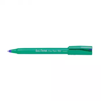 Pentel Fine Point R50 Στυλό Rollerball - Μπλε - Λεπτό (0,5 mm) - Συσκευασία 12 τεμ.