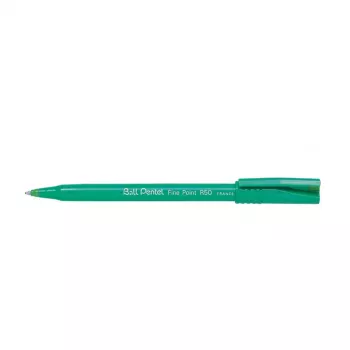 Pentel R50 Ανασυρόμενο Στυλό Rollerball - Πράσινο - 0,8 mm - Αμφίχειρο