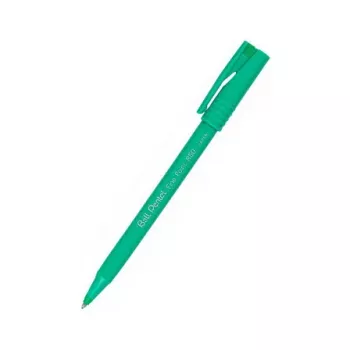 Pentel R50 Ανασυρόμενο Στυλό Rollerball - Πράσινο - 0,8 mm - Αμφίχειρο