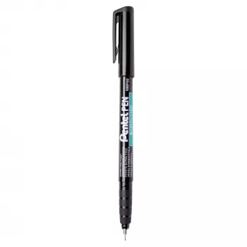 Pentel NMF50 Μόνιμος Μαρκαδόρος Πολύ Λεπτή Μύτη 0,3mm Γραμμή Μαύρο Συσκευασία 12