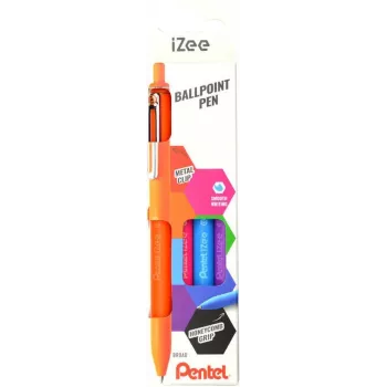 Pentel iZee BX470 στυλό διαρκείας συσκευασία 4 τεμ., ανάμεικτα χρώματα μελάνης
