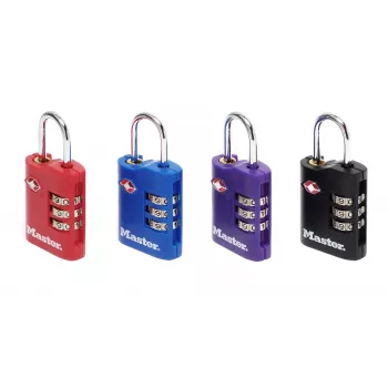 Master Lock Συσκευασία 2 τεμ. TSA Λουκέτο με Κωδικό Μίξη Χρωμάτων