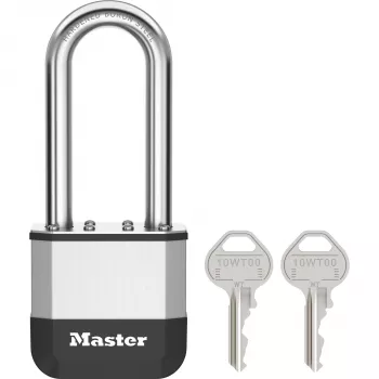 Master Lock Elite 52mm Επιστρωμένο Λουκέτο Χάλυβα με 64mm Αγκύλη, Κύλινδρος 5 Πείρων