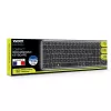 PORT Designs FR - Πληκτρολόγιο Compact Pro Επαναφορτιζόμενο Bluetooth AZERTY Μαύρο