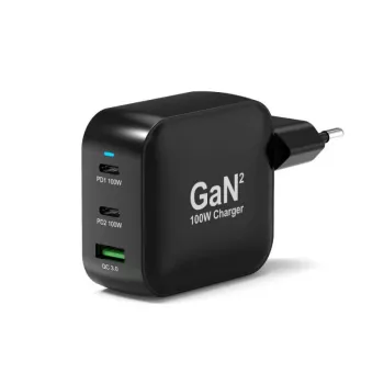 PORT Designs Φορτιστής τοίχου Type C PD 100W GaN+ Καλώδιο C to C 2M EU