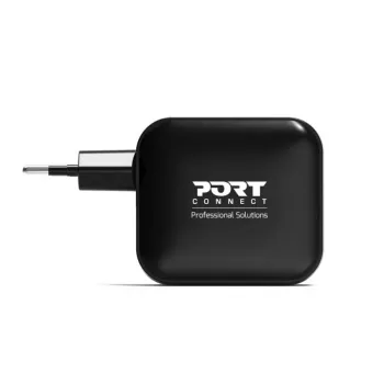 PORT Designs Φορτιστής τοίχου Type C PD 100W GaN+ Καλώδιο C to C 2M EU