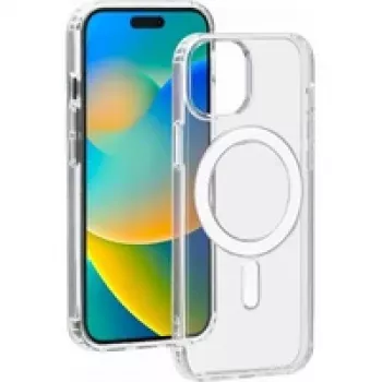 Bigben Interactive υβριδική θήκη με MagSafe για Apple iPhone 15 διαφανές