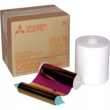 Mitsubishi CK 9318 Ρολό Φωτογραφικού Χαρτιού Dye-Sublimation 13 x 18 (200 Εκτυπώσεις, Γυαλιστερό)