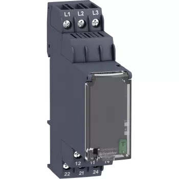 APC Schneider Electric RM22TG20 - Ρελέ παρακολούθησης φάσης, 3-Φάσεων, 208-480 V AC, 2 Εναλλασσόμενες, 8 A, ράγα DIN