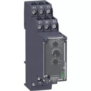APC RE22R1MYMR Πολυλειτουργικό χρονικό ρελέ, 0,05 s - 300 h, 24-240 V AC/DC, 1 Εναλλασσόμενη, 8 A, ράγα DIN