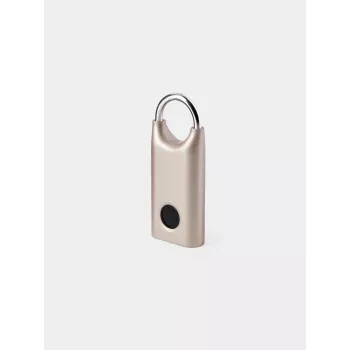 LEXON Nomaday λουκέτο δακτυλικού αποτυπώματος Soft Gold LL128D
