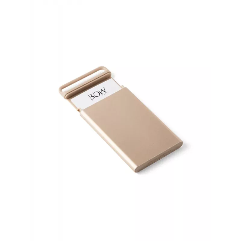 Lexon Nomaday Card Θήκη Επαγγελματικών Καρτών Soft Gold LD144D