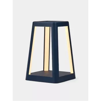 LEXON Lantern Φορητή Λάμπα LED με Ασύρματη Φόρτιση Qi, Σκούρο Μπλε LH94DB