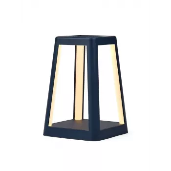 LEXON Lantern Φορητή Λάμπα LED με Ασύρματη Φόρτιση Qi, Σκούρο Μπλε LH94DB
