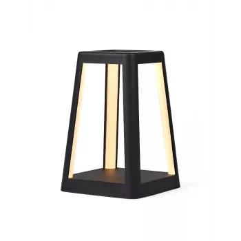 LEXON Lantern LED φωτιστικό με ασύρματο φορτιστή μαύρο LH94N