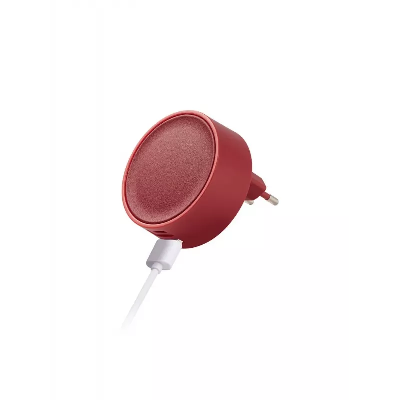 LEXON Poweron 30W USB-C/USB-A επιτοίχιος φορτιστής κόκκινο LL152R