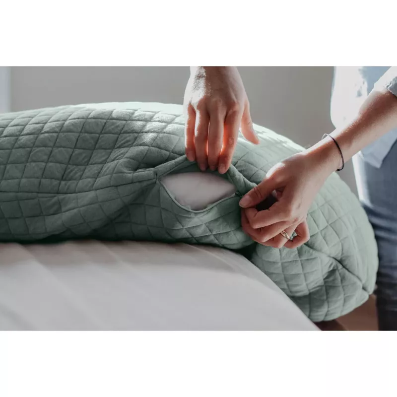 Beaba Big Flopsy Μαξιλάρι Θηλασμού και Εγκυμοσύνης Fleur de Coton Σαλβί Πράσινο