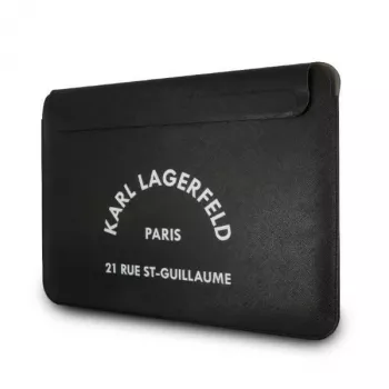 Karl Lagerfeld Θήκη Laptop KLCS133RSGSFBK 13 ιντσών Μαύρη Saffiano RSG