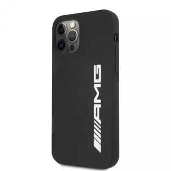 AMG AMHCP12LSGLBGN Θήκη Σιλικόνης για iPhone 12 Pro Max 6,7 ιντσών Μαύρη με Μεγάλο Λογότυπο