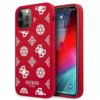 Guess GUHCP12LLSPEWRE Θήκη για iPhone 12 Pro Max 6,7 ιντσών Κόκκινη Συλλογή Peony