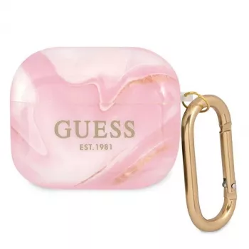 Guess GUA3UNMP Θήκη AirPods 3 Ροζ Marble Collection